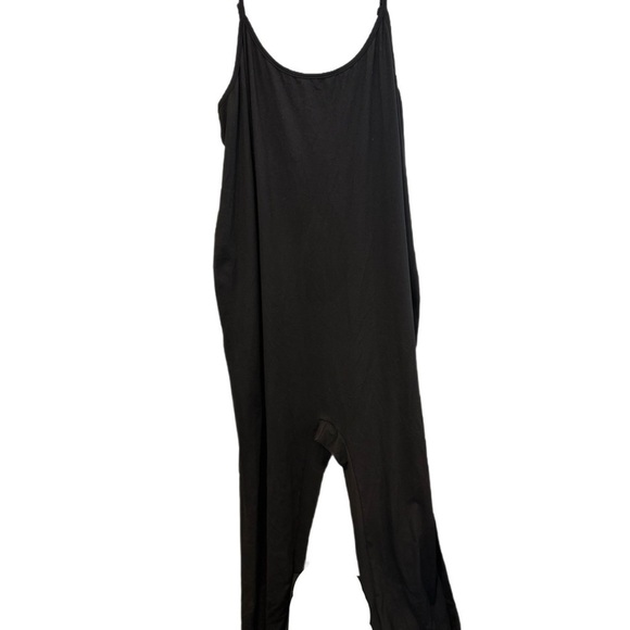 Pants - Boho Hipster Soft Black Jumpsuit